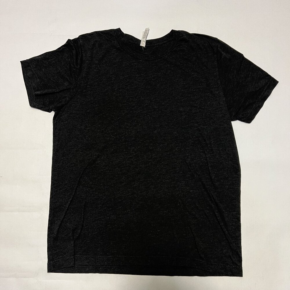Bella Canvas Short Sleeve Blank Tee Charcoal Black Heather Large